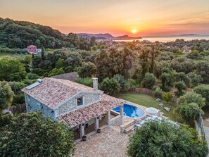 Luxury Villa, Ensuite, Sea View (Villa Dias) | View from property - Luxury Villa Dias (Corfu)