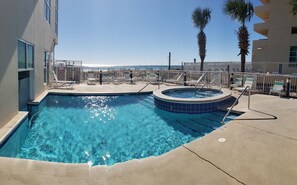 Indoor pool, outdoor pool