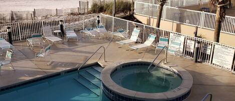 Indoor pool, outdoor pool