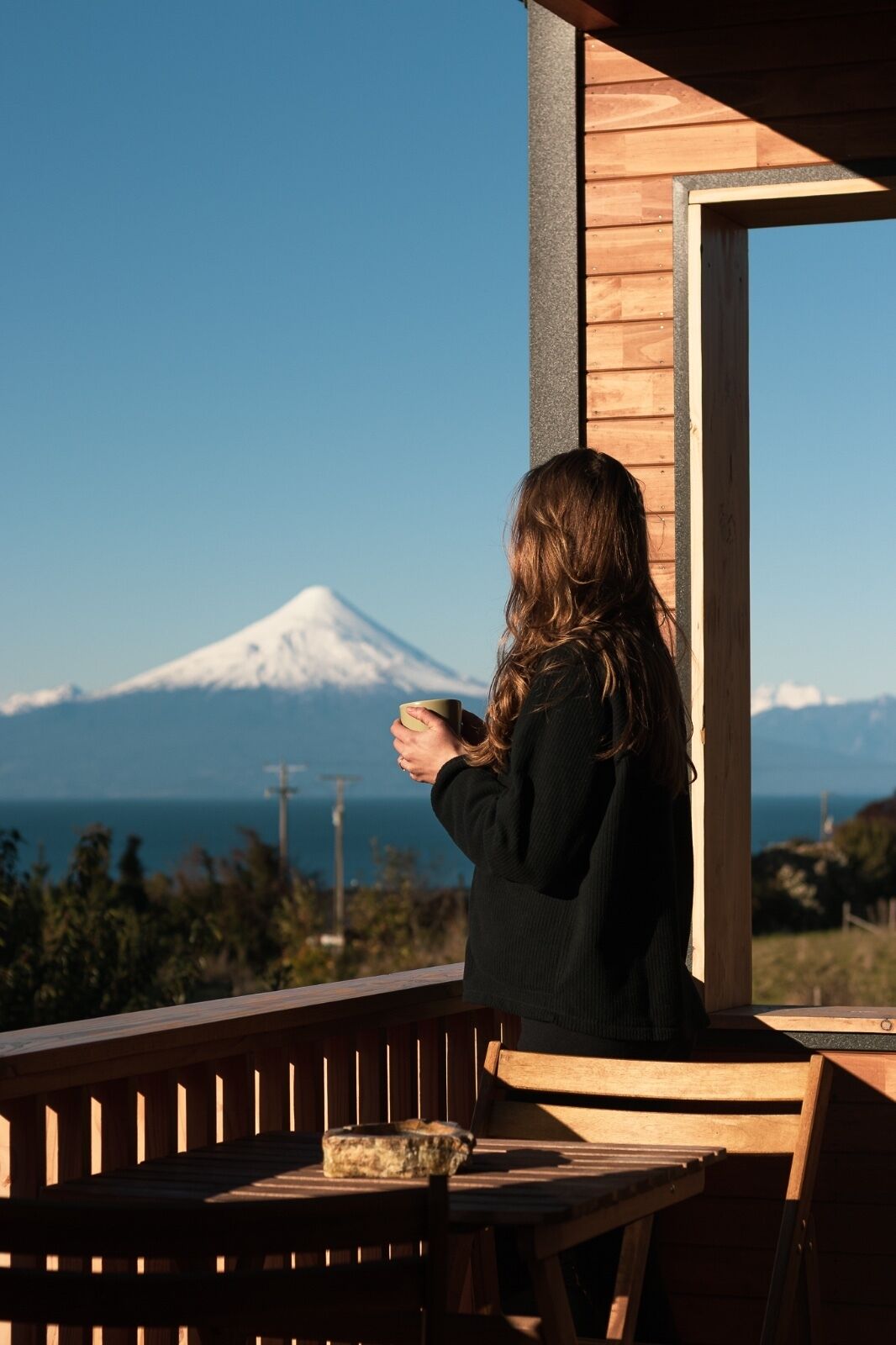 컴포트 캐빈, 이동 약자 지원, 호수 전망 | 테라스/파티오