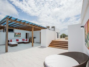 Terrace/patio - Luxury Penthouse with Amazing Private Jacuzzi (Sosúa)