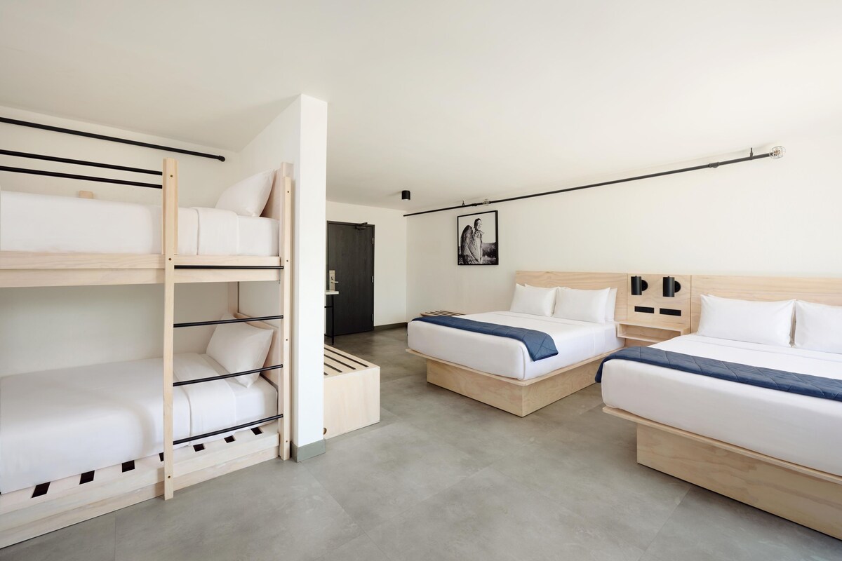 Room, Multiple Beds, Accessible, Patio (Hearing) | Egyptian cotton sheets, premium bedding, down comforters