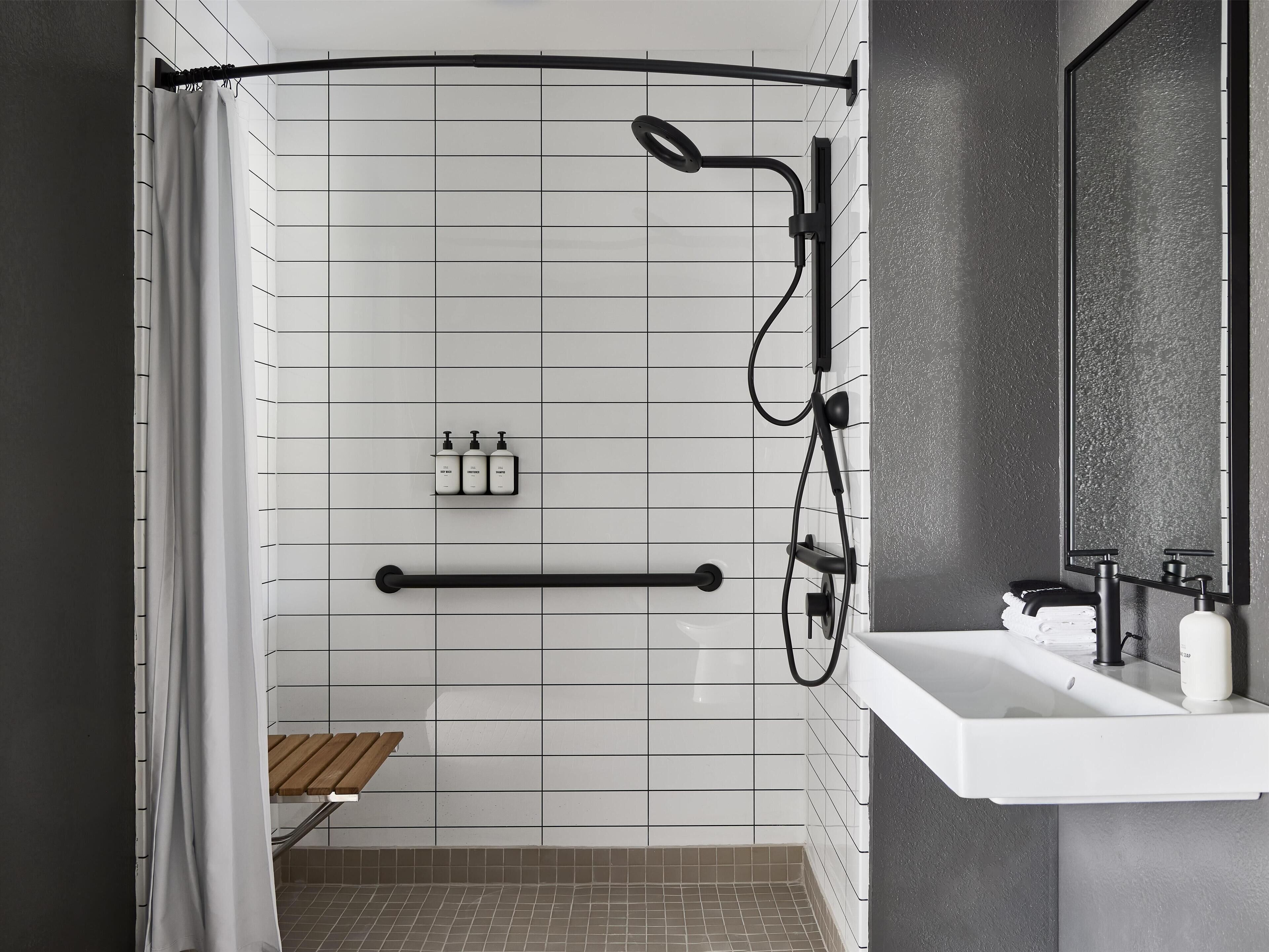 Dusj på badet