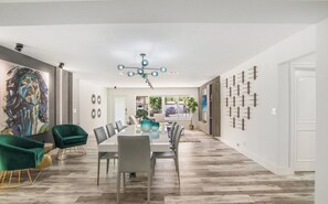 Elevating mealtime to a beautiful and awesome affair in this dining room.