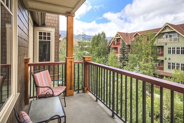 Views from the private balcony