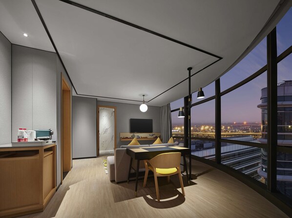 Deluxe Suite, 1 King Bed | Premium bedding, down comforters, Select Comfort beds, in-room safe - Hilton Garden Inn Beijing Daxing International Airport (Daxing)