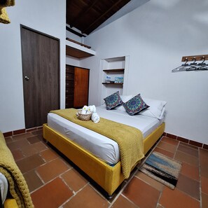 Deluxe Quadruple Room, Multiple Beds, Courtyard View