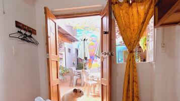 Standard Double Room, 1 Large Single Bed, Shared Bathroom, Courtyard View | Iron/ironing board, free WiFi