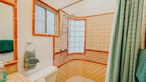 Shower, towels
