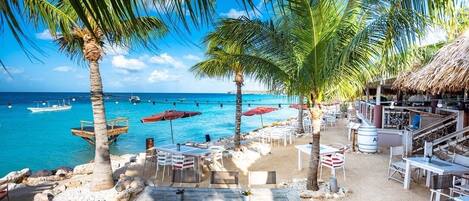 Sun loungers, beach towels