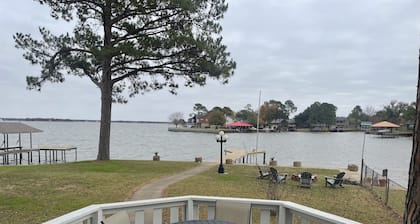 Quiet neighborhood with a beautiful lake view. Brand new dock.
