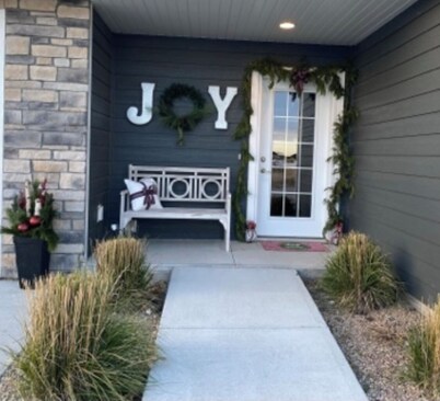 Spacious new home with a country feel.