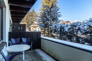 Terrace/patio - Apartment "Haus Excelsior Top 3" with Mountain View, Balcony & Wi-Fi (Seefeld in Tirol)