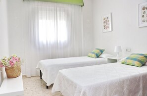 3 habitaciones y ropa de cama 