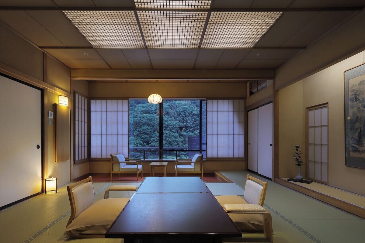 Japanese-style room 12 tatami private hot spring bath, Non Smoking | In-room safe, free WiFi, bed sheets