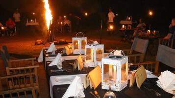 Außenbereich für Bankette