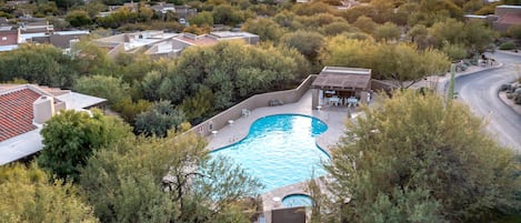 Una piscina climatizada