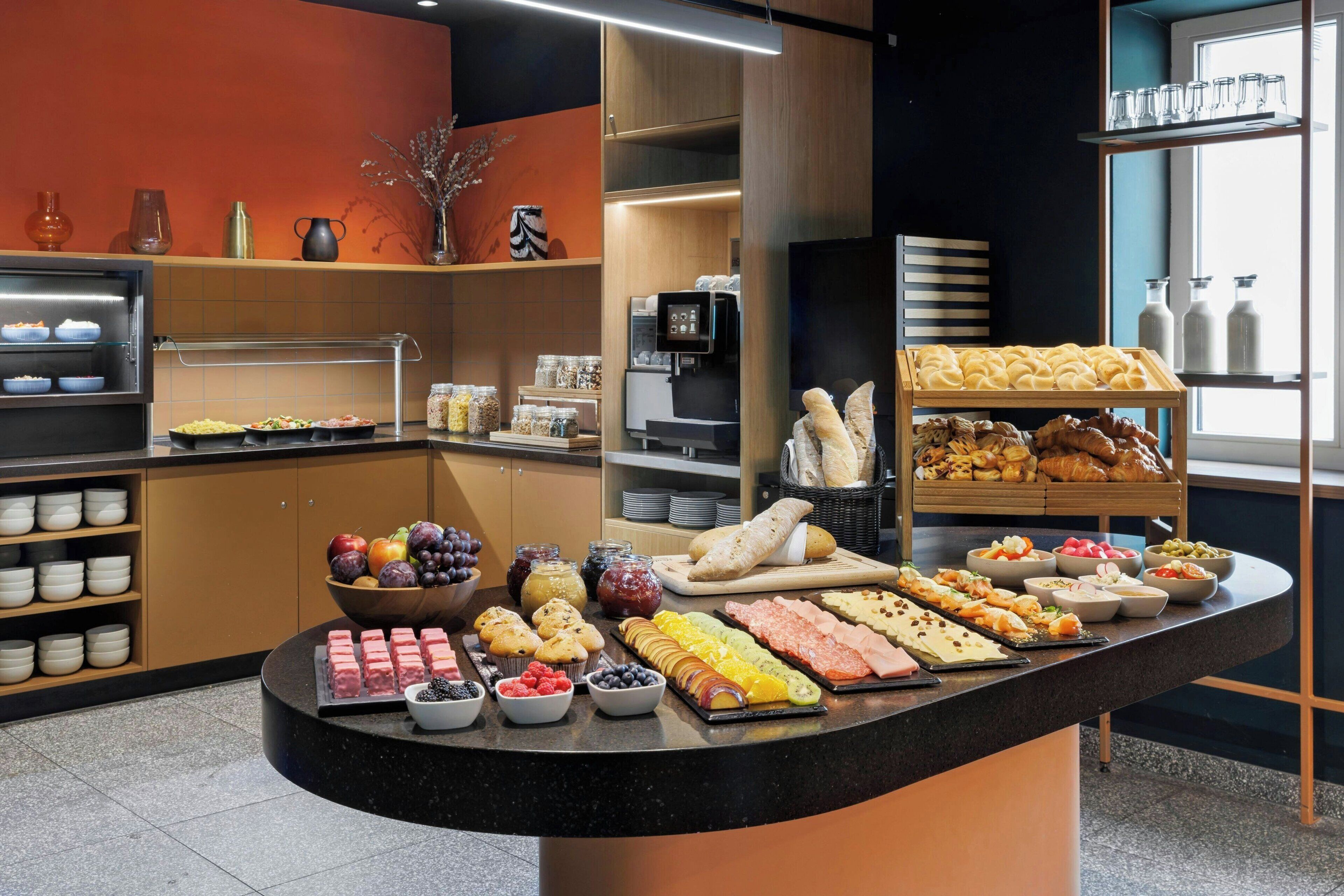 Daily buffet breakfast (EUR 25 per person)