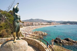 Vue sur la plage/l’océan