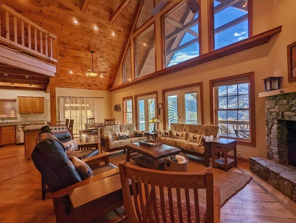 TV, fireplace, Hulu, streaming services