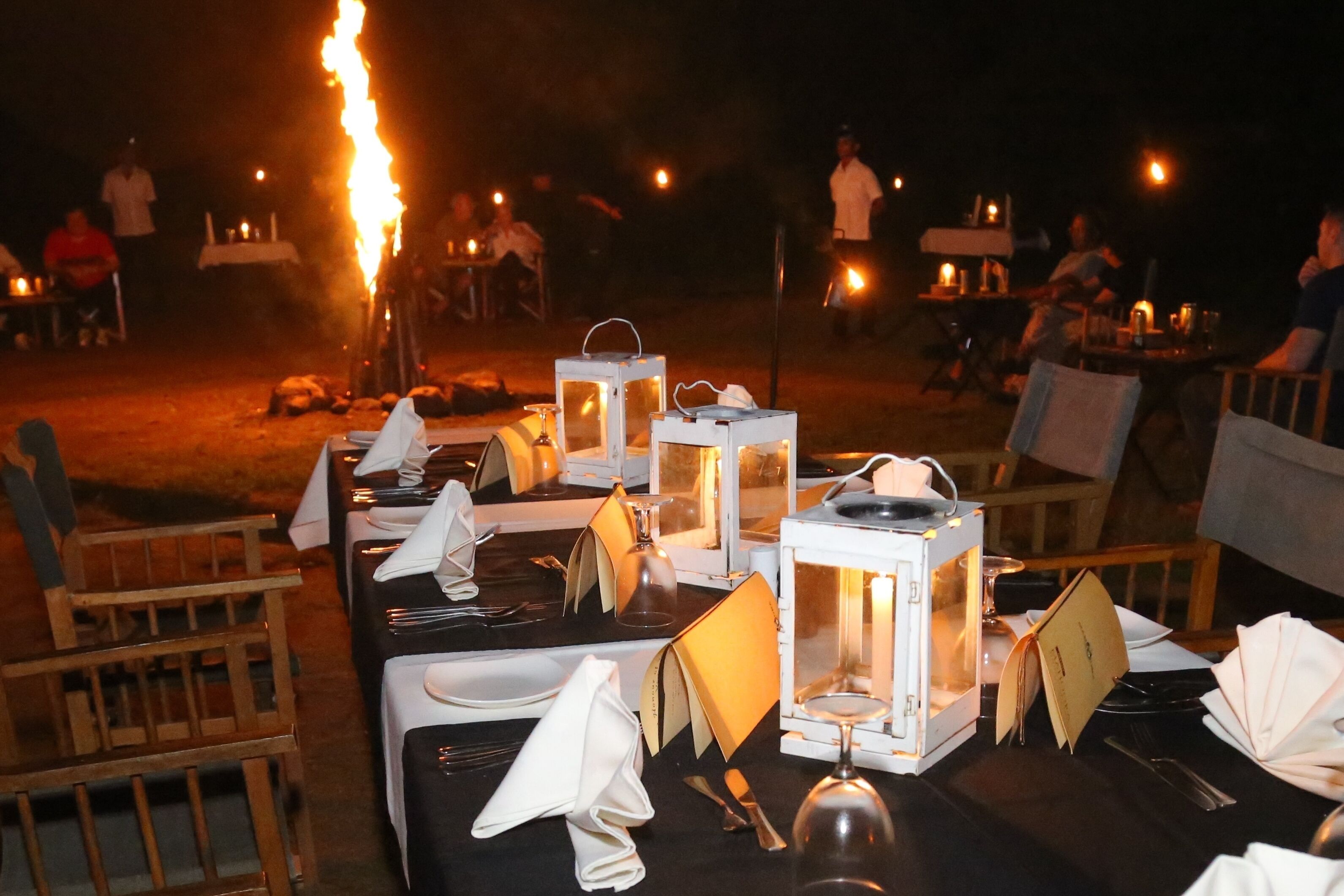 Außenbereich für Bankette