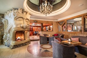 Sala de estar en el lobby