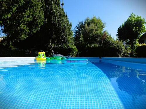 Sea Air - Apartment in villa 10 min from the sea private garden, pool