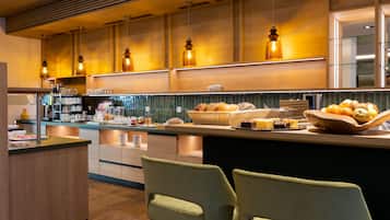 Daily buffet breakfast (EUR 22 per person)