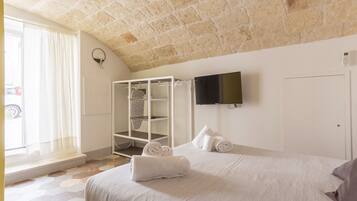 1 Schlafzimmer, BĂŒgeleisen/BĂŒgelbrett, kostenloses WLAN, BettwĂ€sche