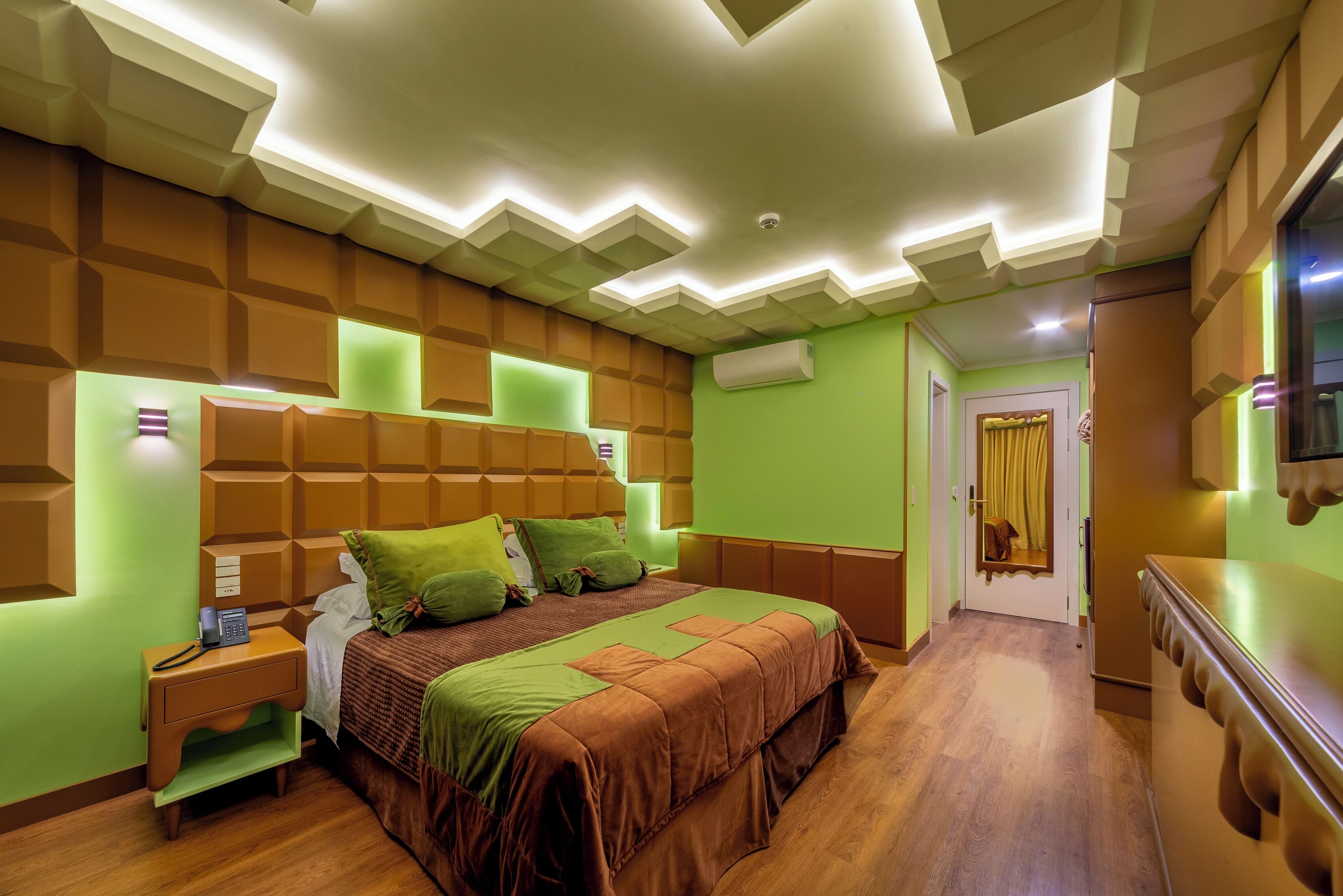 Suite Chocolover | 防过敏的被褥、迷你吧、客房内保  险箱、特色家居