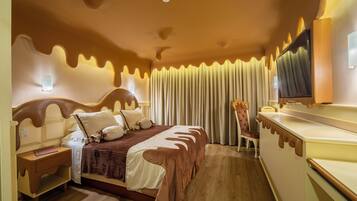 Suite Chocolotra | Roupas de cama antialérgicas, frigobar, cofres nos quartos