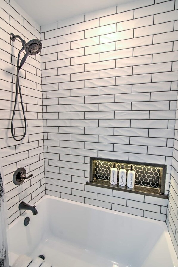 Hair dryer, towels