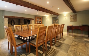 Dining - Moorbath Farmhouse with Indoor Pool & Hot Tub (Bridport)