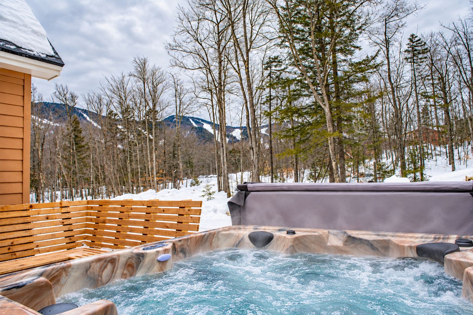 Bain à remous extérieur