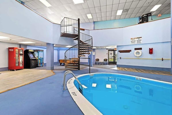 Una piscina riscaldata