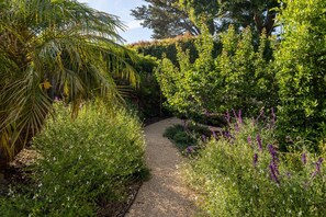 Property grounds - Bright Renovated Garden Paradise Minutes to Beach, Hikes, Restaurants & Downtown (Santa Barbara)