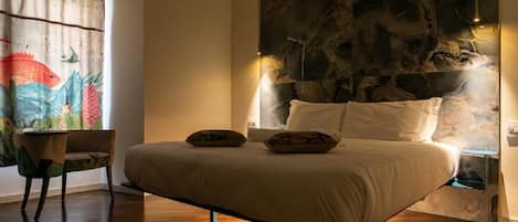 Deluxe Room, 1 King Bed, Non Smoking, City View | Down comforters, minibar, in-room safe, individually decorated