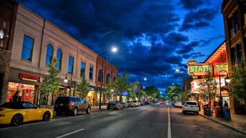 Onsite parking, car charging station