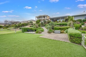 Relax in a, well-maintained space with a patio area and beautifully landscaped gardens.