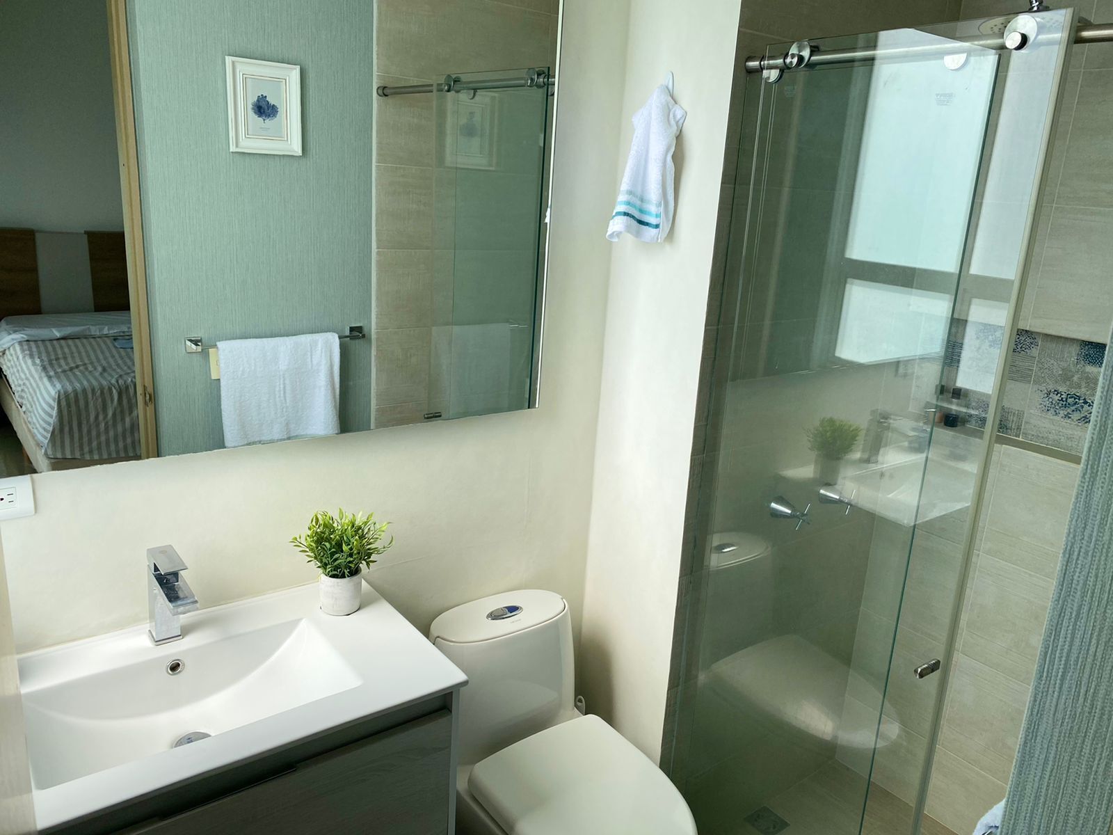 Shower, bidet
