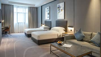 Phòng 2 giường đơn Premier | Bộ đồ giường kháng dị ứng, minibar, két bảo mật tại phòng, bàn