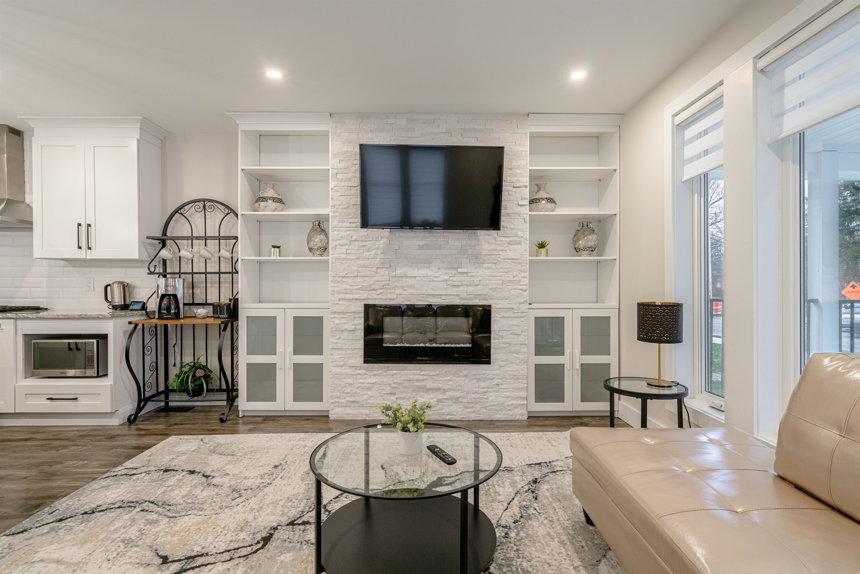 スマートテレビ、暖炉