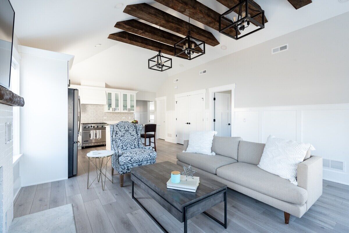 Télévision, cheminée