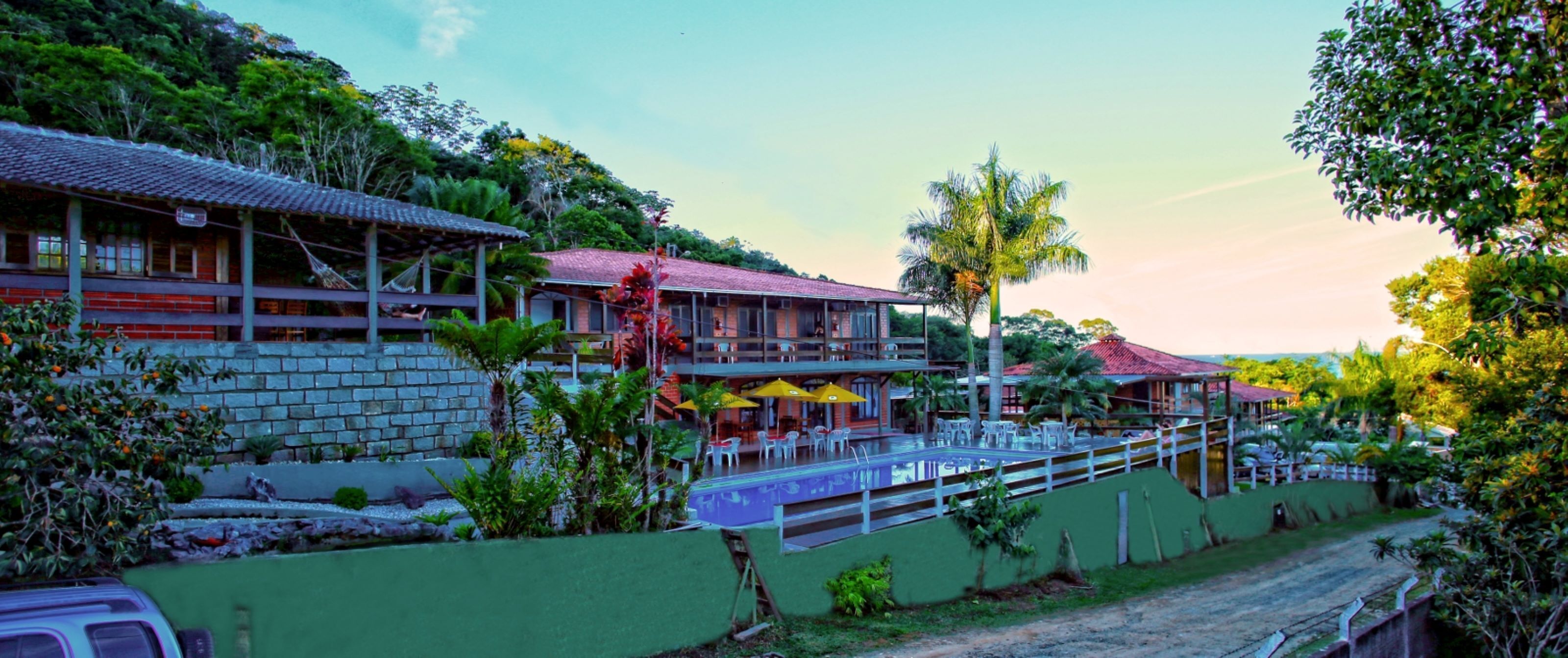 Façade de l’hébergement