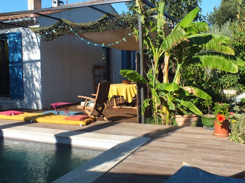 Maison tranquille avec piscine