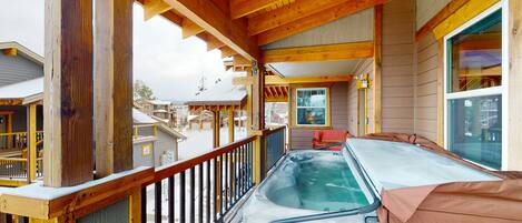 Bain à remous extérieur