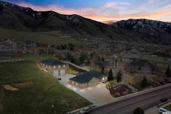 Just a block from trails