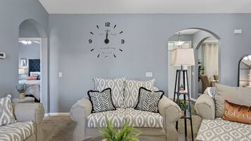 3 bedrooms, iron/ironing board, travel crib, WiFi