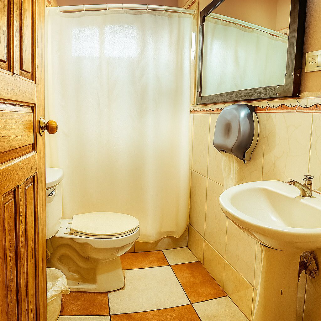 shower, rainfall showerhead, towels, soap