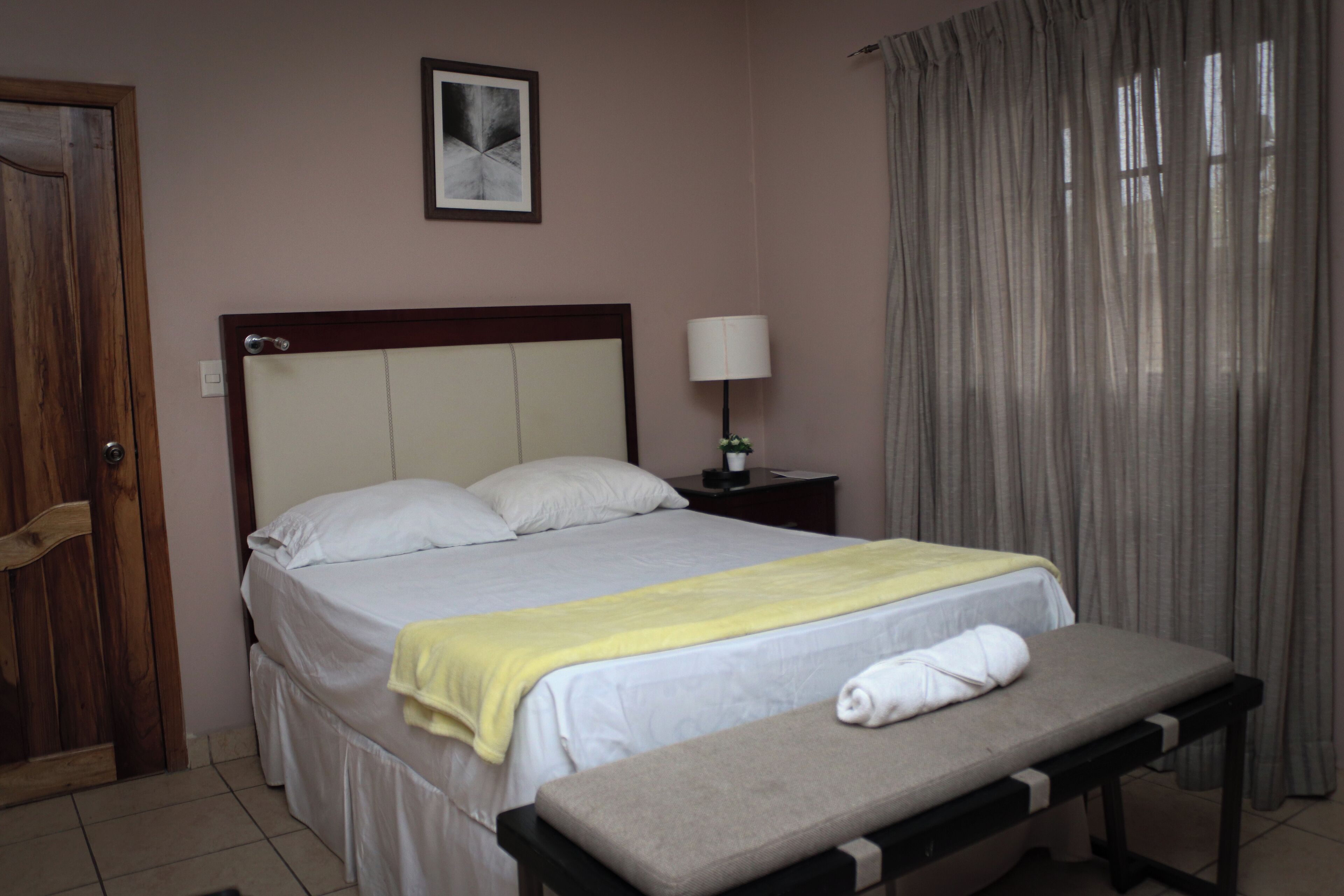 iron/ironing board, free wifi, bed sheets